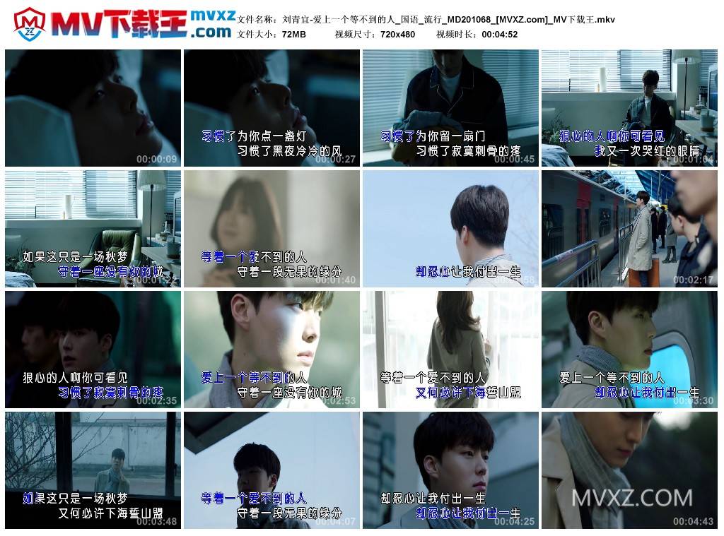 刘青宜-爱上一个等不到的人_国语_流行_MD201068